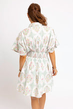 Load image into Gallery viewer, Vintage Floral Button Shirt Dress
