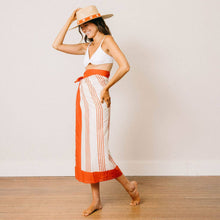 Load image into Gallery viewer, Cherry Pinstripe Sarong
