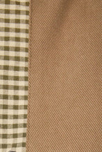 Load image into Gallery viewer, Gingham Contrast Trim Collared Shacket Jacket
