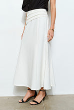 Load image into Gallery viewer, Layered Waistband Flared Midi Skirt
