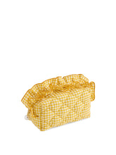 Load image into Gallery viewer, Yellow Gingham Small Zip Pouch
