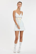 Load image into Gallery viewer, Ribbon Lace Mini Dress
