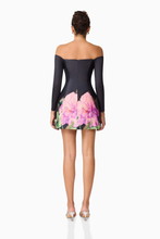 Load image into Gallery viewer, Azelie Off The Shoulder Mini Dress in Black
