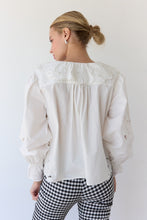 Load image into Gallery viewer, Embroidery Ruffle Blouse
