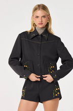 Load image into Gallery viewer, Jalen Embroidered High-Rise Shorts
