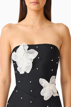 Load image into Gallery viewer, Natasia Embellished Maxi Dress in Black
