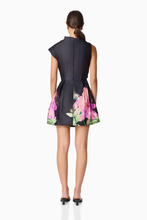 Load image into Gallery viewer, Azelie Aysmmetrical Mini Dress in Black
