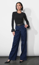 Load image into Gallery viewer, Audrey Ribbed Knit Bubble Cuff Top
