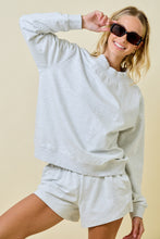 Load image into Gallery viewer, Mock Neck Terry Sweatshirt Short Set

