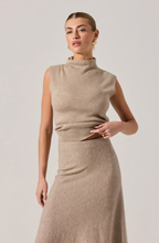 Load image into Gallery viewer, Deora Sleeveless Mock Neck Sweater
