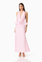Load image into Gallery viewer, Fiorina Halter Neck Gown in Pale Pink
