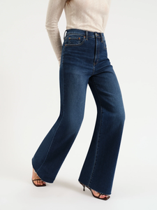 Far Out High Rise Wide Leg in Waterfall