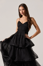 Load image into Gallery viewer, Theiria Pleated Tiered Midi Dress
