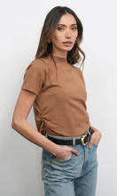 Load image into Gallery viewer, Darcy Ruched Sides Knit Top
