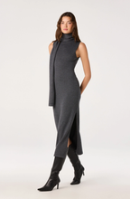Load image into Gallery viewer, Shyanne Turtleneck Scarf Sweater Dress
