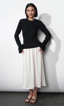 Load image into Gallery viewer, Jovie Twofer Sweater Midi Dress
