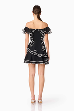Load image into Gallery viewer, Melissa Tiered Mini Dress in Black
