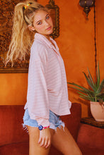 Load image into Gallery viewer, Collared Neck Oversized Solid Top
