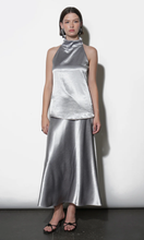 Load image into Gallery viewer, Addison Cowl Funnel Neck Halter Top
