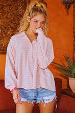Load image into Gallery viewer, Collared Neck Oversized Solid Top
