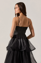 Load image into Gallery viewer, Theiria Pleated Tiered Midi Dress
