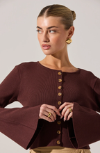 Load image into Gallery viewer, Nylah Bell Sleeve Cardigan
