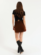 Load image into Gallery viewer, Stash Skirt in Cognac

