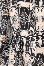 Load image into Gallery viewer, Jolie Long Sleeve Mini Dress in Black
