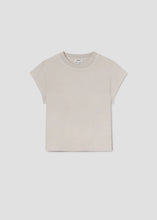 Load image into Gallery viewer, Bryce Cap Sleeve Tee in Bone
