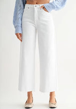 Load image into Gallery viewer, Scissor Cut Wide Leg White
