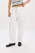 Load image into Gallery viewer, Villa Drawstring Barrel Leg Pant in Lamb
