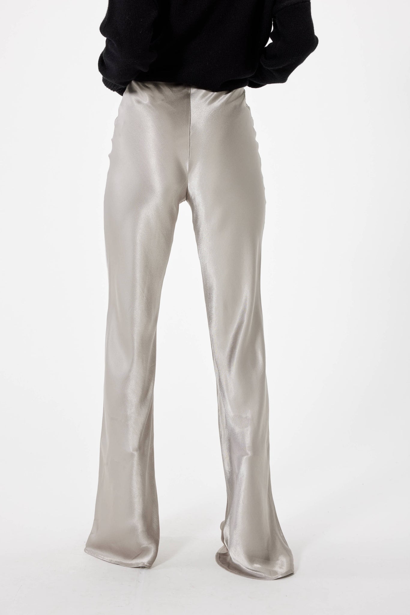 Satin bell bottoms discount